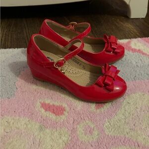 Red Wedge Dress shoes